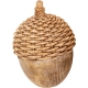 Brązowa Ozdobna figurka ŻOŁĄDŹ 12 x 8 cm - JESIENNA Dekoracja domu