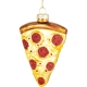 Bombka SZKLANA 10 x 7 x 3 cm Ozdoba choinkowa - PIZZA