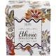 Duży PORCELANOWY Kubek 650 ml do KAWY HERBATY - Ethnic SAHAT WHITE