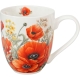Duży PORCELANOWY Kubek XXL 1000 ml do KAWY HERBATY - Flower Classic MAKI