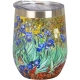 Kubek termiczny 330 ml Termos STAL NIERDZEWNA 18/8 - IRISES by Van Gogh