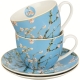 DWIE Porcelanowe Filiżanki 270 ml do KAWY HERBATY - ALMOND BLOSSOM Van Gogh