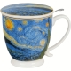 Porcelanowy Kubek 510ml z Zaparzaczem do HERBATY ZIÓŁ Van Gogh STARRY NIGHT