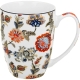 PORCELANOWY Kubek classic 360 ml do KAWY HERBATY - Ethnic SAHAT WHITE