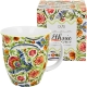 Duży PORCELANOWY Kubek 650 ml do KAWY HERBATY - Ethnic MAYFLOWER