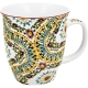 Duży PORCELANOWY Kubek 650 ml do KAWY HERBATY - Ethnic ESTRELLA