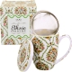 Kubek 360 ml z zaparzaczem i pokrywką do HERBATY ZIÓŁ - Ethnic FIORI
