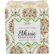 Duży PORCELANOWY Kubek 650 ml do KAWY HERBATY - Ethnic FIORI