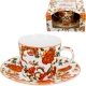 PORCELANOWA Filiżanka ze spodkiem 240 ml do KAWY HERBATY - Ethnic PRIMAVERA