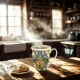 Kubek 360 ml z zaparzaczem i pokrywką do HERBATY ZIÓŁ - Ethnic SOLEDAD