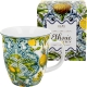 Duży PORCELANOWY Kubek 650 ml do KAWY HERBATY - Ethnic SOLEDAD