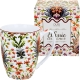 PORCELANOWY Kubek classic 360 ml do KAWY HERBATY - Ethnic MARBELLA