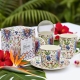 Kubek 360 ml z zaparzaczem i pokrywką do HERBATY ZIÓŁ - Ethnic MARBELLA