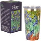 DUŻY Kubek termiczny 600 ml Termos STAL NIERDZEWNA 18/8 - IRISES Van Gogh