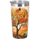 DUŻY Kubek termiczny 600 ml Termos STAL NIERDZEWNA 18/8 - MODERN TREE