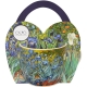 PORCELANOWY Kubek 460 ml w koszyczku do KAWY HERBATY - IRISES by Van Gogh