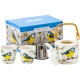 Porcelanowy ZESTAW Czajnik 600 ml 2 Kubki 150 ml Ptaki Polski SIKORA MODRA