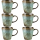 Porcelanowa Filiżanka Kubek do KAWY HERBATY 390 ml, 10,4x9,7 cm - 6 SZTUK