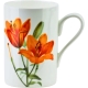 Kolekcja ARMANO Kubek 8,5 x 12 cm, 410 ml, Porcelana Bone China - KWIATY
