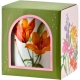 Kolekcja ARMANO Kubek 8,5 x 12 cm, 410 ml, Porcelana Bone China - KWIATY