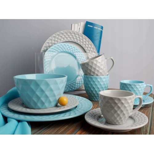 Ceramiczny talerz talerzyk deserowy 20,5cm - BLUE
