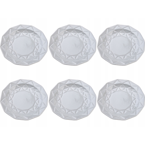 TALERZ TALERZYK DESEROWY 19,5cm ADEL GREY 6 sztuk