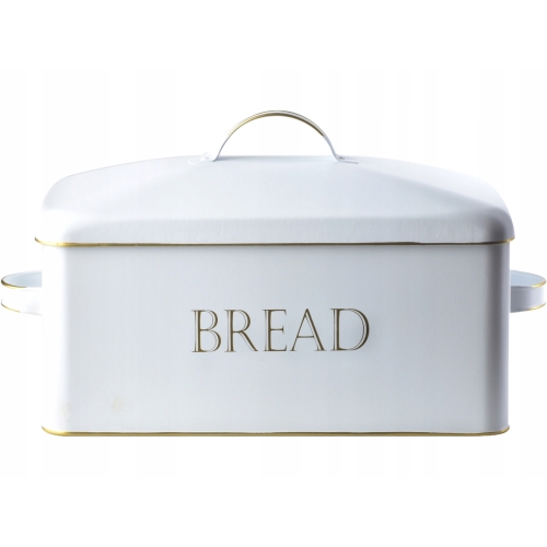 CHLEBAK Pojemnik na chleb pieczywo 39x18 cm BIAŁY