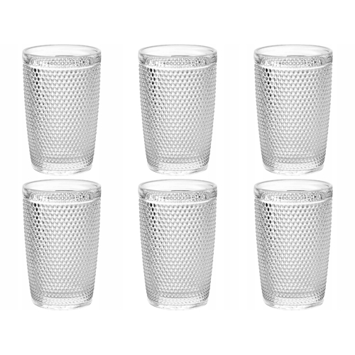 Komplet Szklanek Szklanki 300ml ELISE CLEAR - 6szt