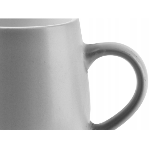 SALLY BARREL Ceramiczny Kubek 500ml SZARY - 6 szt