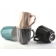 SALLY GEO Ceramiczny Kubek 380 ml CZARNY - 6 szt