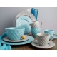 Ceramiczny talerz talerzyk deserowy 20,5cm - BLUE