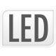 DEKORACJA Świąteczna ZŁOTY Renifer 40 LED - 37 cm