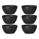 TALERZ DO ZUPY miska 6 szt 500ml 14cm BLACK LONDON
