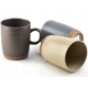 DUŻY Kubek do KAWY HERBATY 400ml - LOTTA MAT BROWN