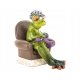Figurka Babcia Żaba na fotelu - NA DZIEŃ BABCI