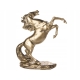 ZŁOTA Figurka Statuetka Posążek KOŃ - 28x10x25 cm