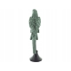 ZIELONA Dekoracyjna Figurka PAPUGA - wysokość 31cm