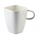 Porcelanowy kubek 350 ml HAPPY Biały komplet 6 szt