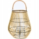 DUŻY PIĘKNY RATTANOWY Lampion Latarnia 36 x 26 cm BOHO - Taras Balkon Ogród
