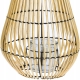 DUŻY PIĘKNY RATTANOWY Lampion Latarnia 36 x 26 cm BOHO - Taras Balkon Ogród
