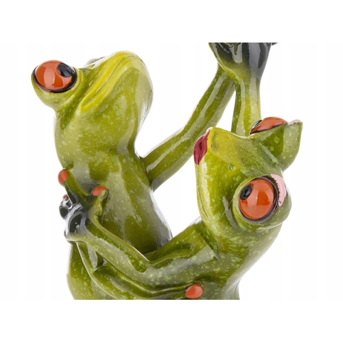 Ozdobna Figurka 18,5 x 11 x 7 cm - Tańczące żaby