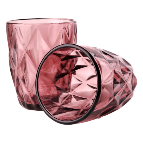 Komplet Szklanek Szklanki 250ml ELISE PINK - 6 szt