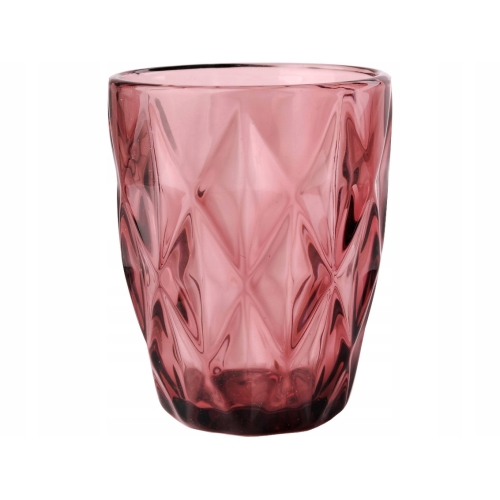 Komplet Szklanek Szklanki 250ml ELISE PINK - 6 szt
