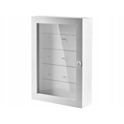 Wisząca SKRZYNKA / SZAFKA NA KLUCZE - 27x6x19 cm