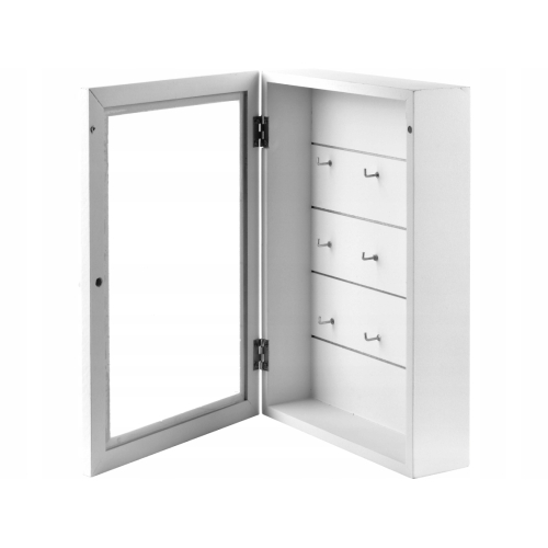 Wisząca SKRZYNKA / SZAFKA NA KLUCZE - 27x6x19 cm