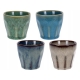 Porcelanowy KUBEK 90 ml 6 x 6,5 cm do KAWY ESPRESSO - komplet 4 sztuki