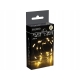 Girlanda Lampki CHOINKOWE Na baterie 40 lampek LED BIAŁE CIEPŁE - 195 cm