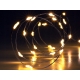 Girlanda Lampki CHOINKOWE Na baterie 40 lampek LED BIAŁE CIEPŁE - 195 cm