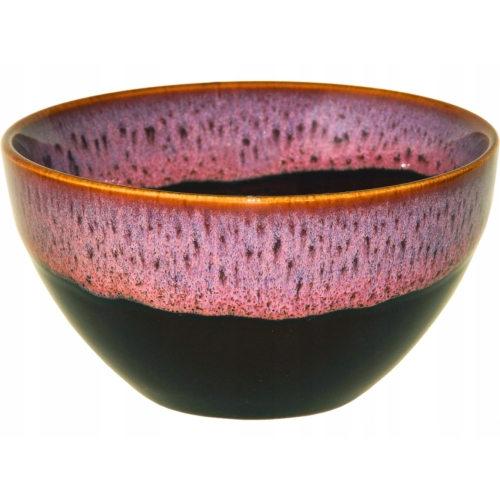 Ceramiczny Talerz DO ZUPY miska DO SAŁATEK 460 ml - RÓŻOWA