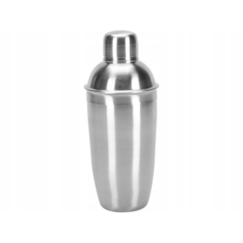 STALOWY Zestaw barmański 2 elementy - SHAKER 500 ml + SCHŁADZACZ DO BUTELEK